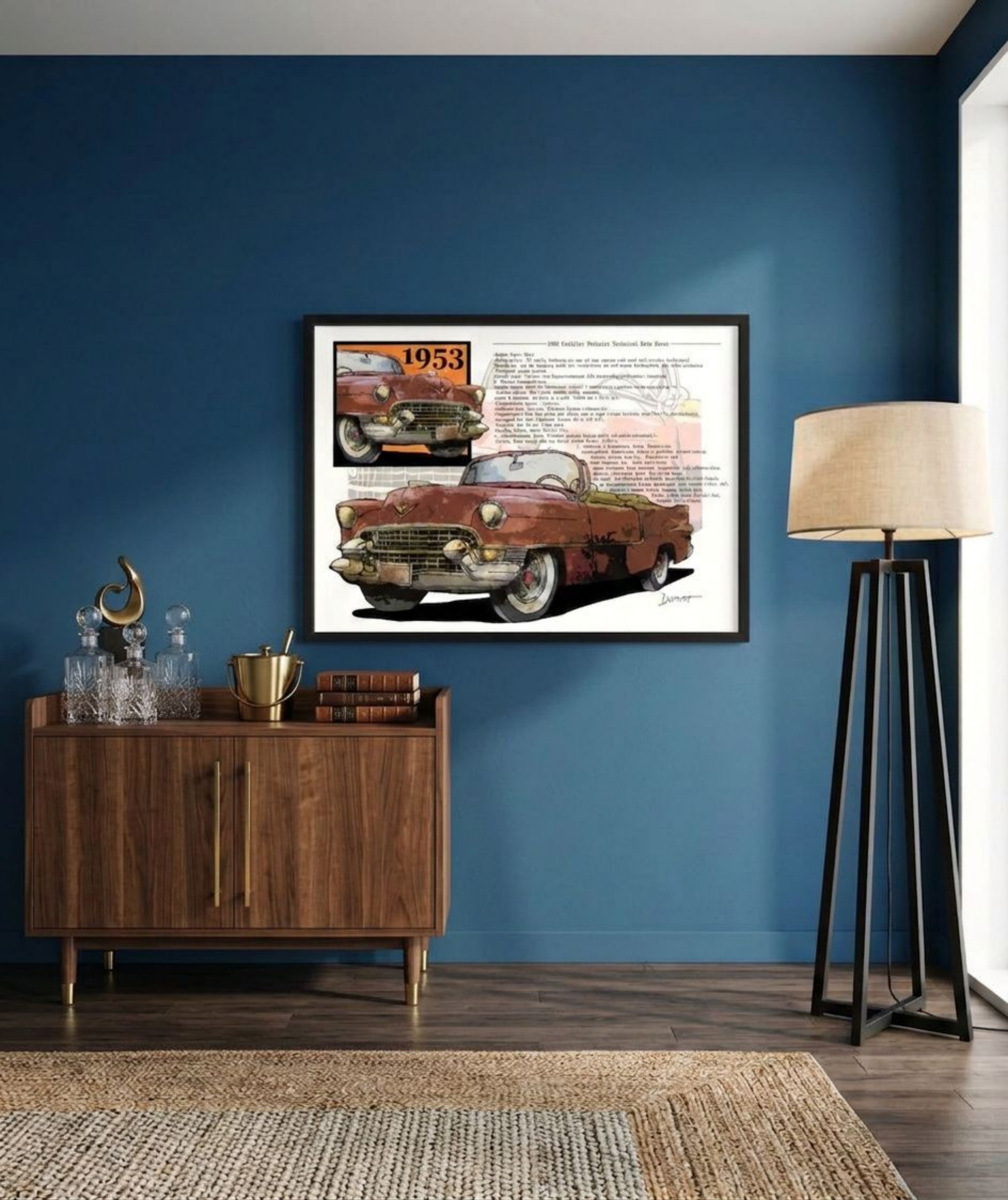 Cadillac Eldorado 1953 — Art Print.