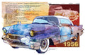 Cadillac Eldorado 1956 — Art Print.