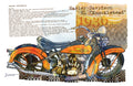 Harley-Davidson EL Knucklehead 1936 — Art Print.