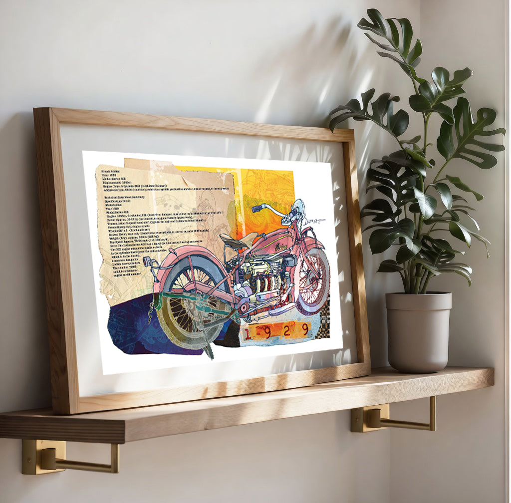 Indian 1929 Series 402 — Art Print.
