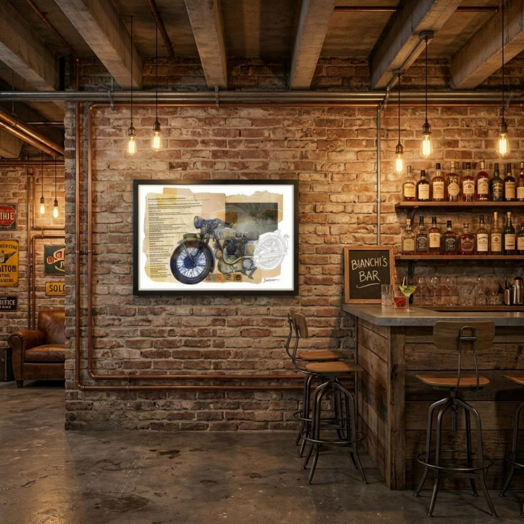 Bianchi Bike 1928 — Art Print.