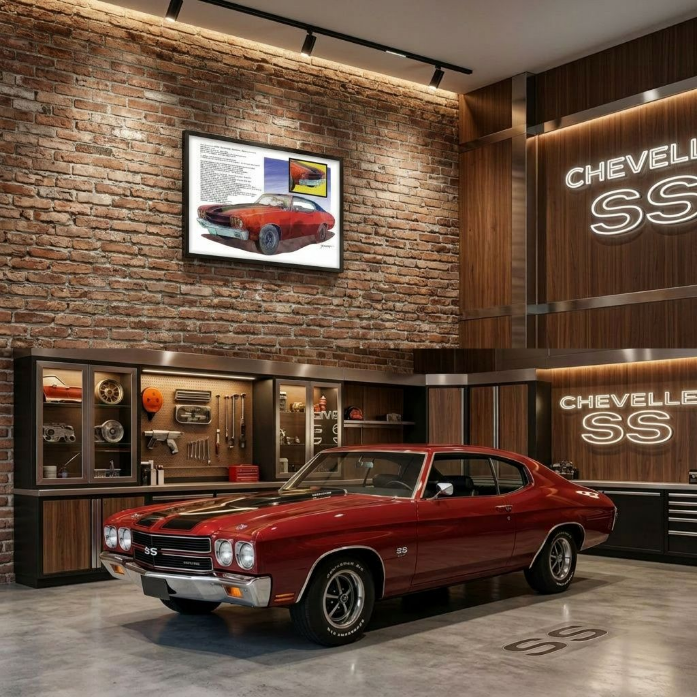 Chevrolet Chevelle 1970 (2) — Art Print.