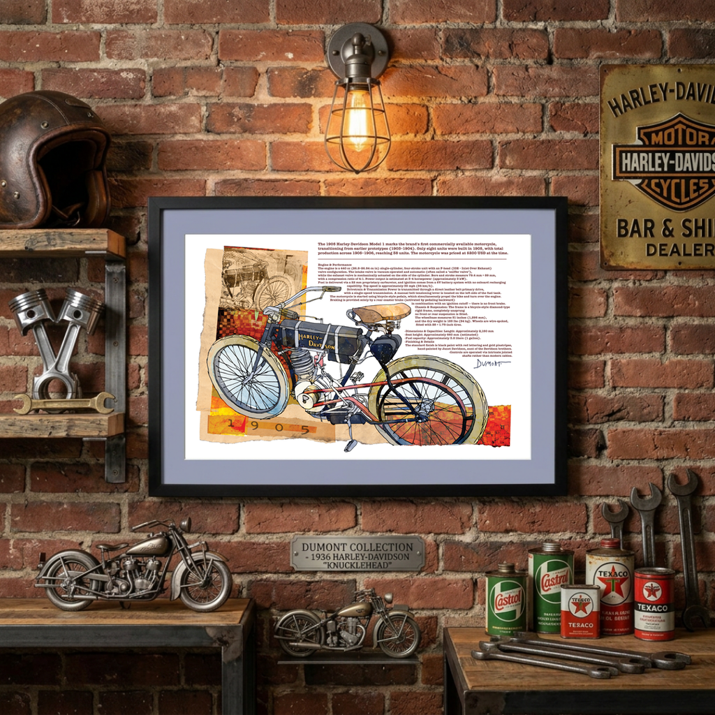 Harley-Davidson 1905 — Art Print.