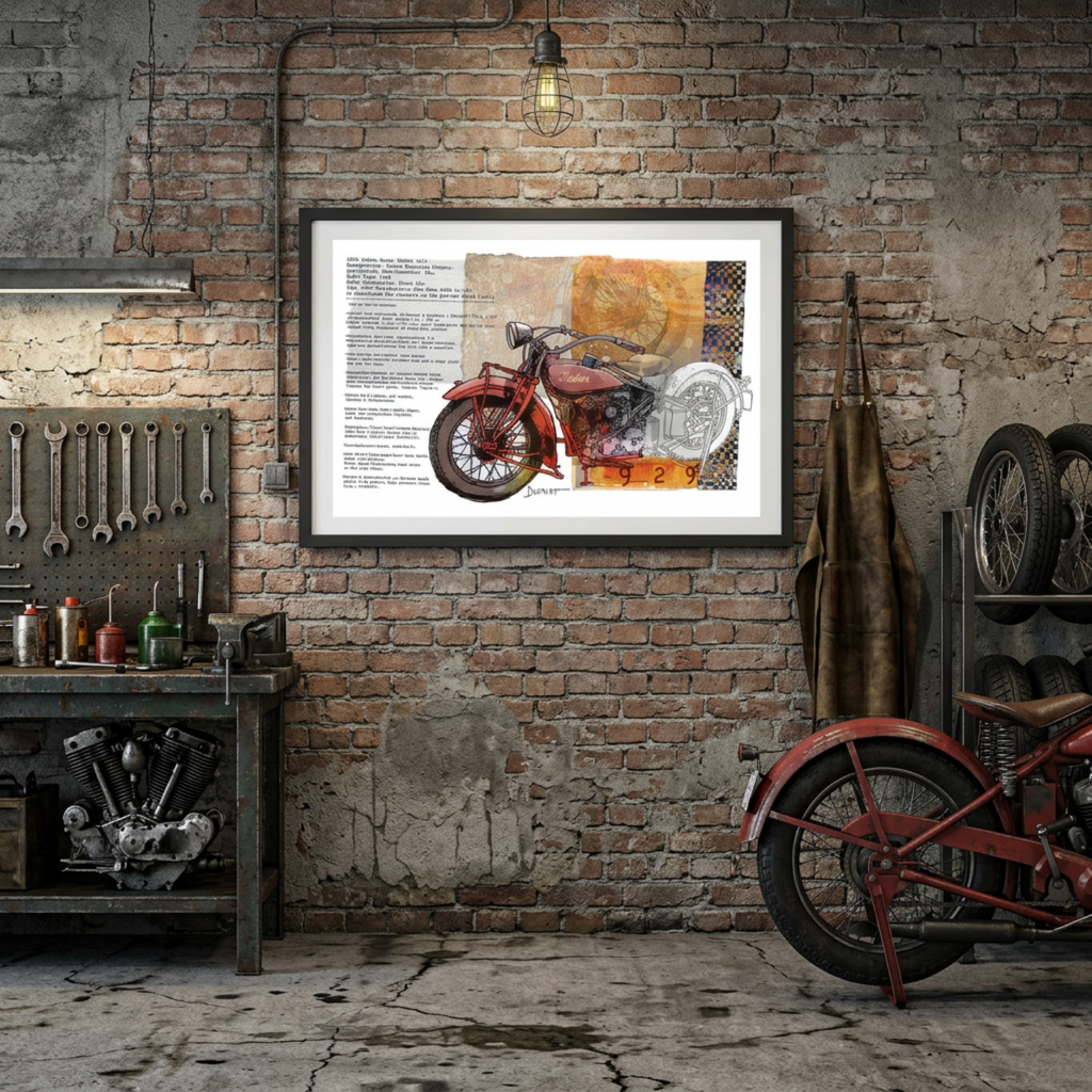 Indian Scout 1929 — Art Print.