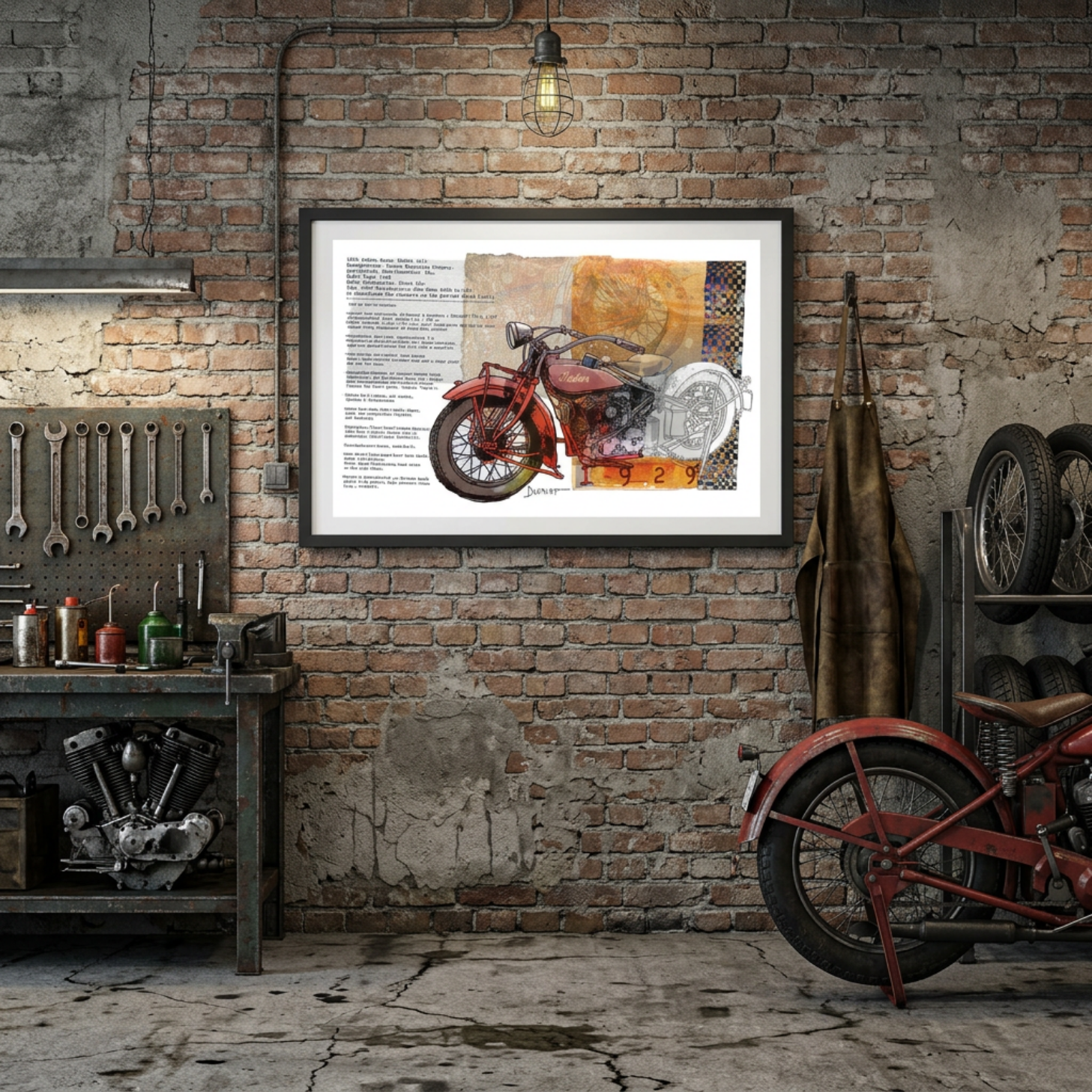 Indian Scout 1929 — Art Print.