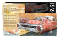 Vintage 1959 Red Convertible Fine Art Poster — Classic Car Wall Art