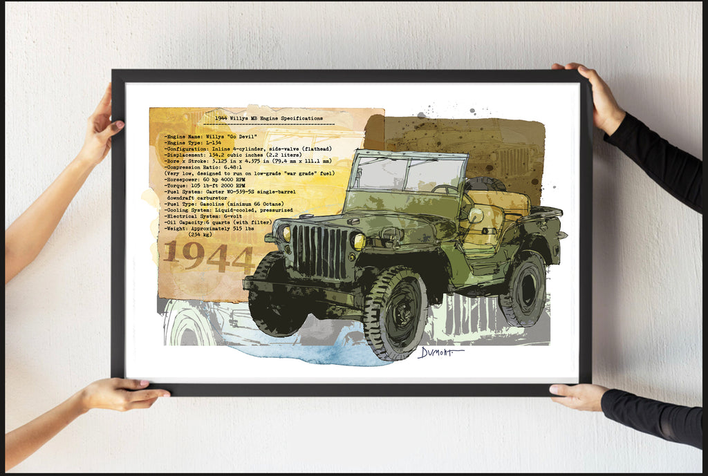 Willys 1944 — Art Print.