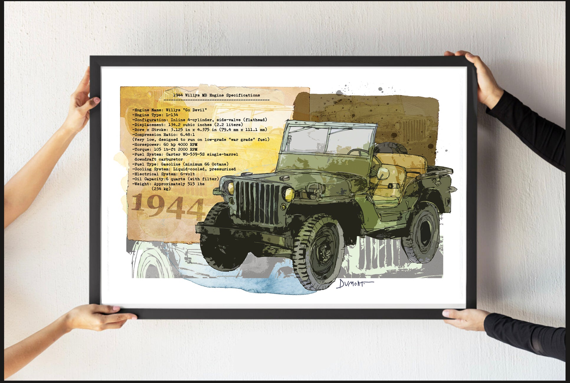Willys 1944 — Art Print.
