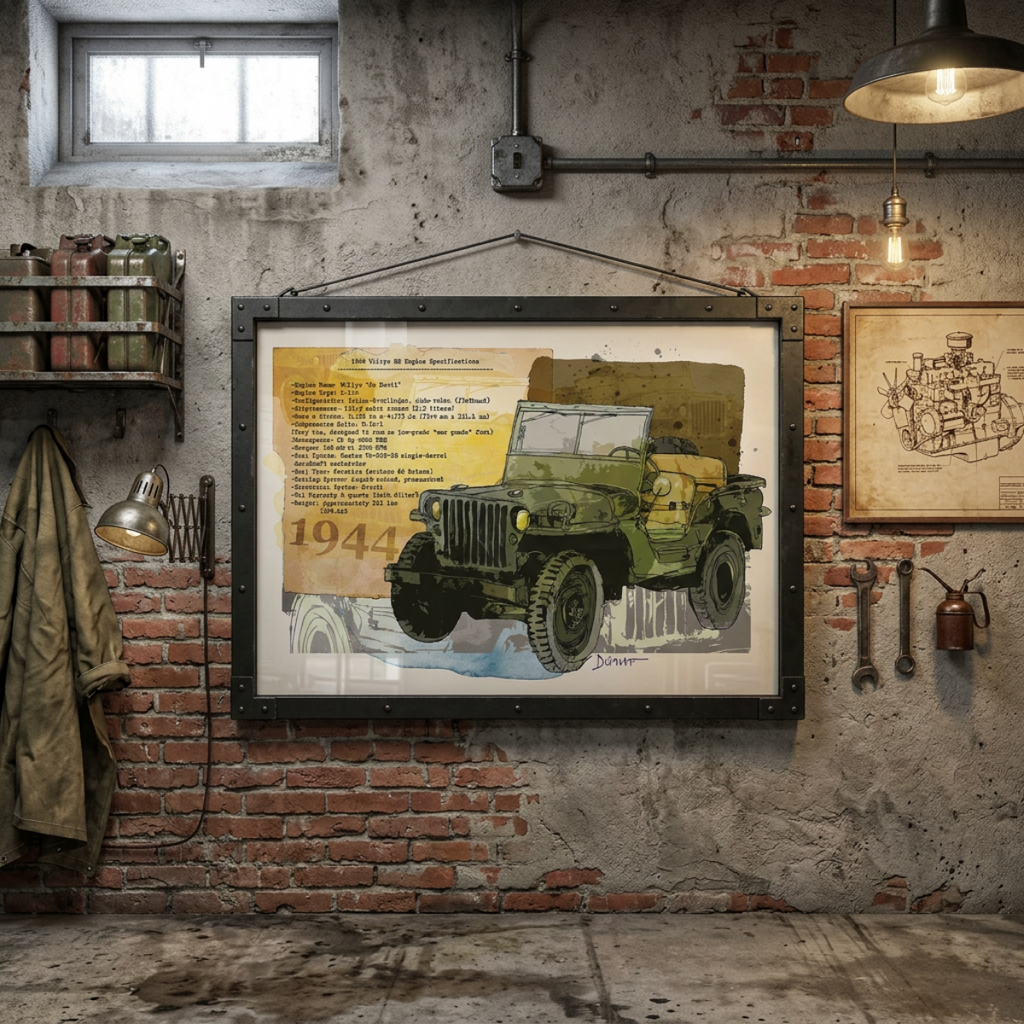 Willys 1944 — Art Print.