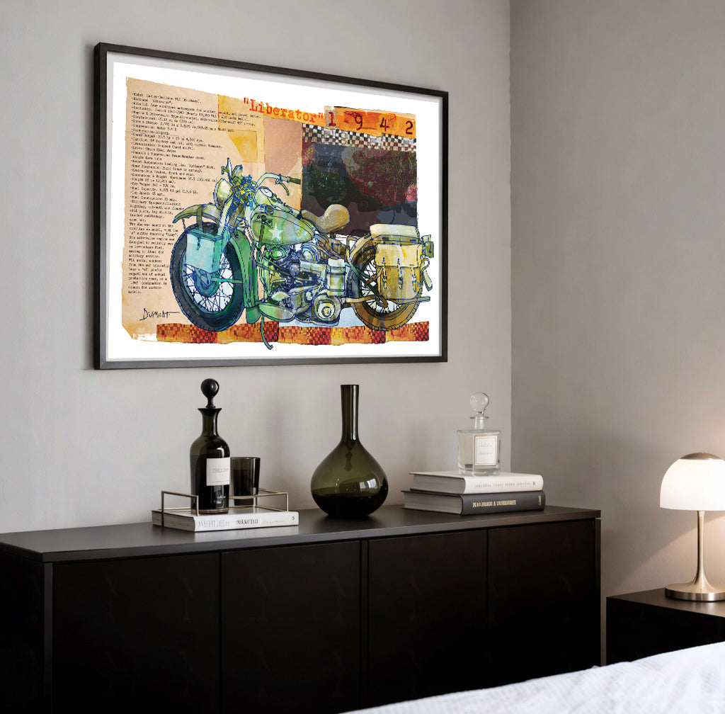 Harley-Davidson Liberator 1942 — Art Print